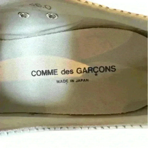 Comme Des Garçon - White Leather Sneaker - Made  in Japan - Picture 6 of 8